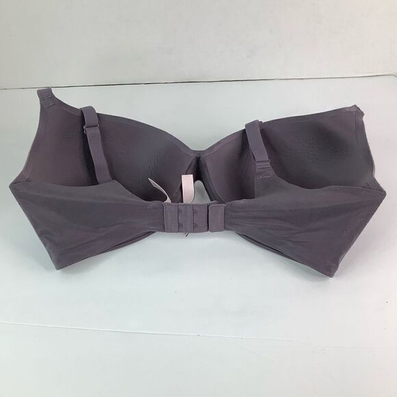 Victoria Secret No Underwire Lined Semi Demi Lavender Purple Soft Bra Sz 36D - Picture 3 of 6